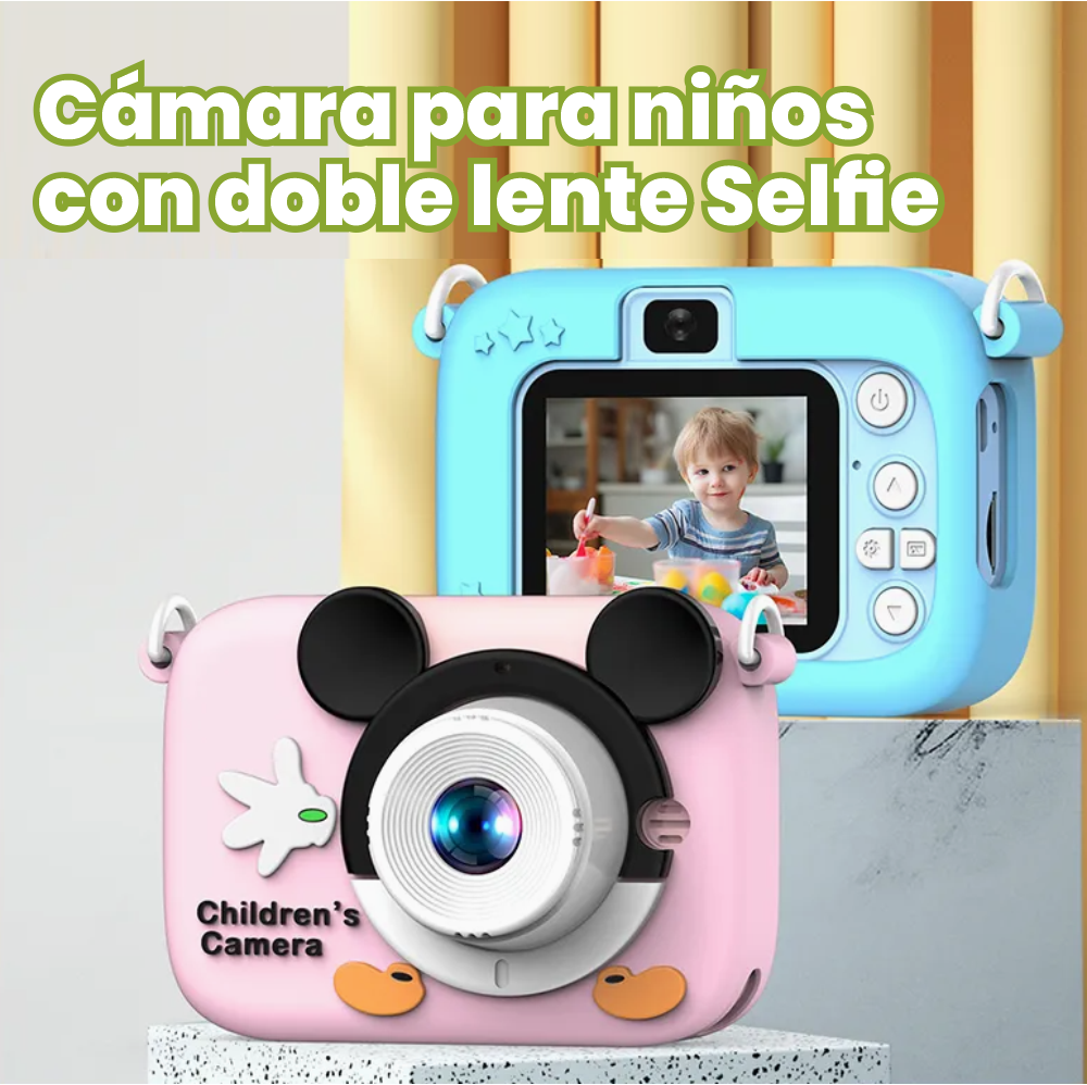 Cámara Doble Lente - Mickey Kingdom