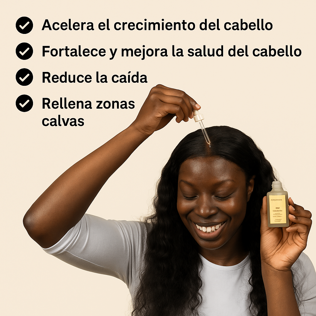 Veganic - Aceite Natural Para el Crecimiento del Cabello