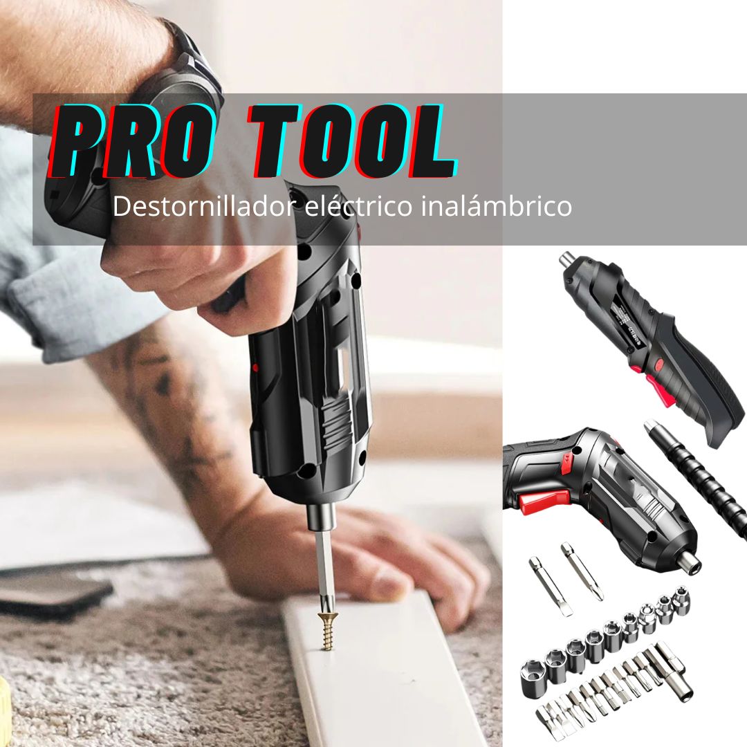 Destornillador Eléctrico Inalámbrico Pro Tool