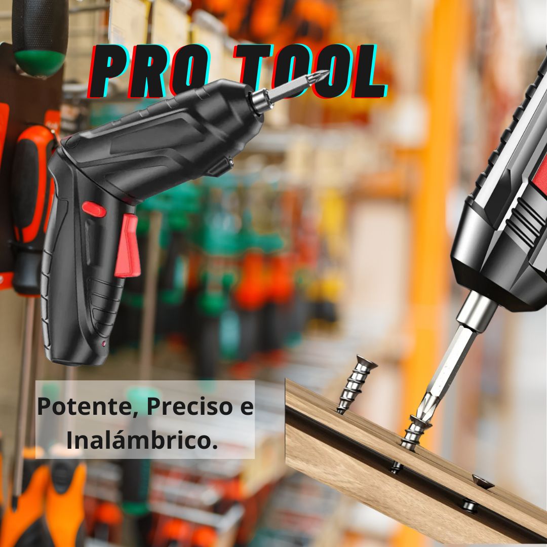 Destornillador Eléctrico Inalámbrico Pro Tool