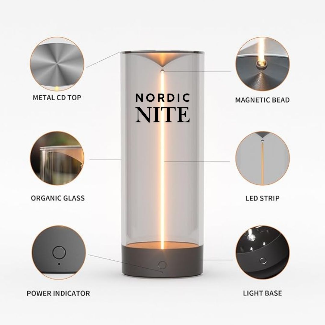 NordicNite Lámpara Minimalista
