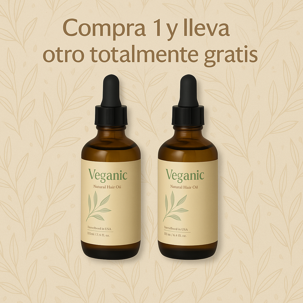 Veganic - Aceite Natural Para el Crecimiento del Cabello